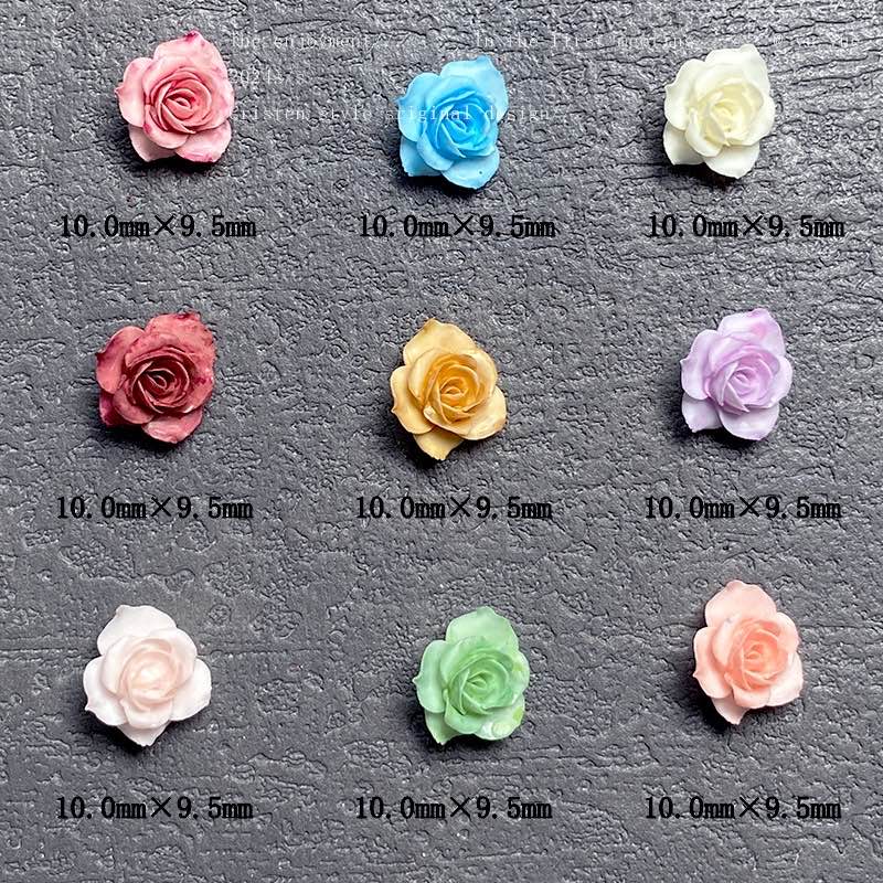 【Resin】Light Color Flower Mixed (Luminous)