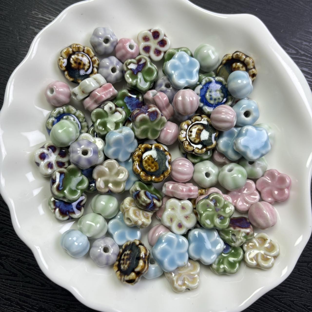 【Ceramic】 Beads  Party